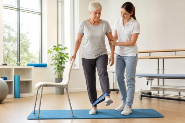 Exercices après une prothèse de hanche : mouvements et précautions